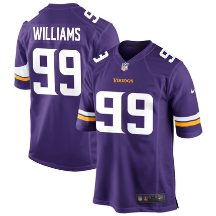 Alexander Williams Minnesota Vikings 2025 Game Jersey - Purple