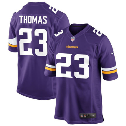 Ambry Thomas Minnesota Vikings 2025 Game Jersey - Purple