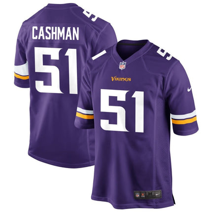 Blake Cashman Minnesota Vikings 2025 Game Jersey - Purple