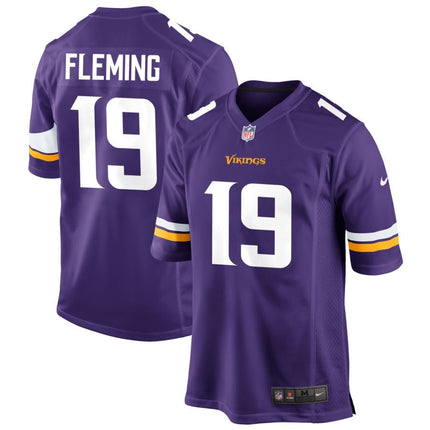 Dontae Fleming Minnesota Vikings 2025 Game Jersey - Purple