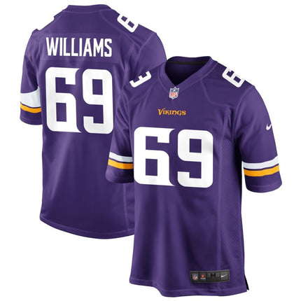 Elijah Williams Minnesota Vikings 2025 Game Jersey - Purple