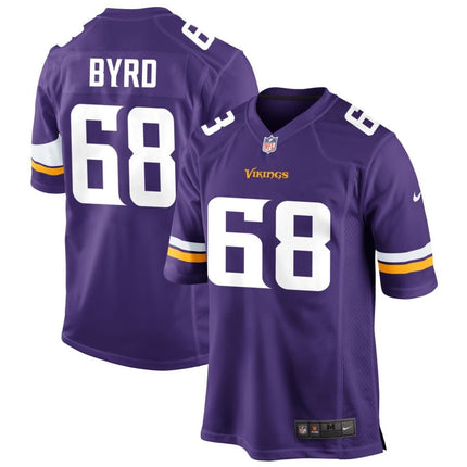 Henry Byrd Minnesota Vikings 2025 Game Jersey - Purple