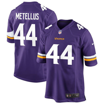 Joshua Metellus Minnesota Vikings 2025 Game Jersey - Purple