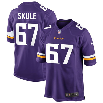 Justin Skule Minnesota Vikings 2025 Game Jersey - Purple