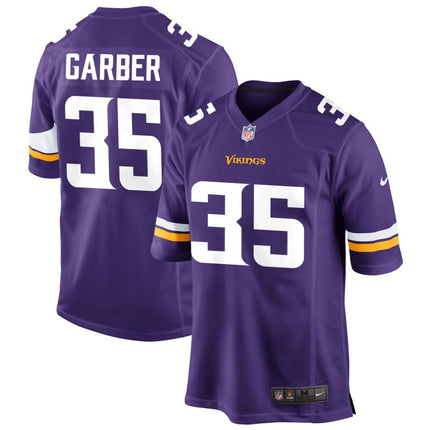 Keenan Garber Minnesota Vikings 2025 Game Jersey - Purple