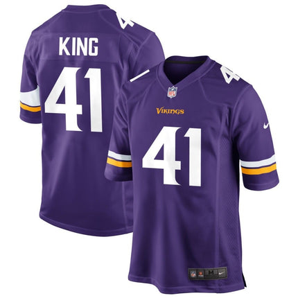 Kobe King Minnesota Vikings 2025 Game Jersey - Purple