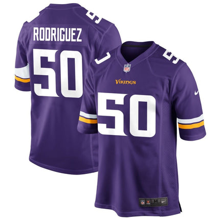 Levi Drake Rodriguez Minnesota Vikings 2025 Game Jersey - Purple
