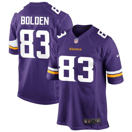 Silas Bolden Minnesota Vikings 2025 Game Jersey - Purple