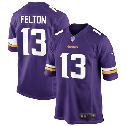 Tai Felton Minnesota Vikings 2025 Game Jersey - Purple
