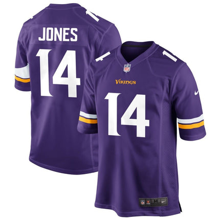 Tim Jones Minnesota Vikings 2025 Game Jersey - Purple