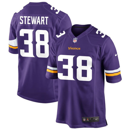 Tre Stewart Minnesota Vikings 2025 Game Jersey - Purple