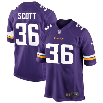 Zavier Scott Minnesota Vikings 2025 Game Jersey - Purple
