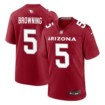 Baron Browning Arizona Cardinals 2025 Game Jersey - Cardinal