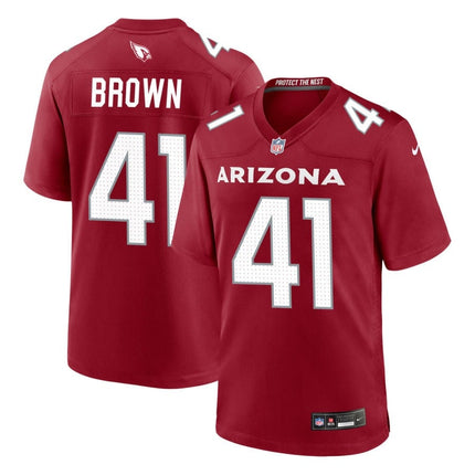 Elliott Brown Arizona Cardinals 2025 Game Jersey - Cardinal