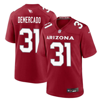 Emari Demercado Arizona Cardinals 2025 Game Jersey - Cardinal