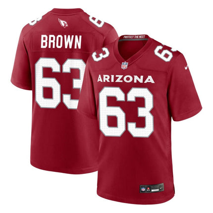Evan Brown Arizona Cardinals 2025 Game Jersey - Cardinal