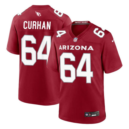 Jake Curhan Arizona Cardinals 2025 Game Jersey - Cardinal