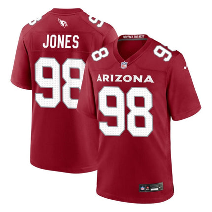 Justin Jones Arizona Cardinals 2025 Game Jersey - Cardinal