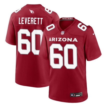 Nick Leverett Arizona Cardinals 2025 Game Jersey - Cardinal