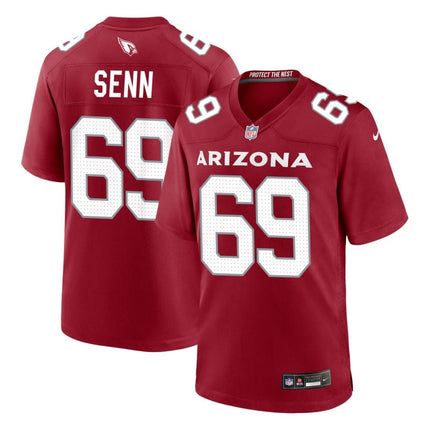 Valentin Senn Arizona Cardinals 2025 Game Jersey - Cardinal