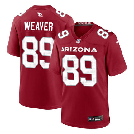 Xavier Weaver Arizona Cardinals 2025 Game Jersey - Cardinal