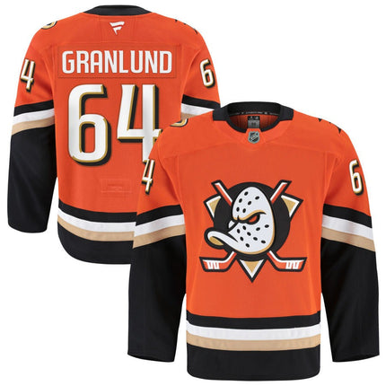 Mikael Granlund Anaheim Ducks 2025 Home Jersey - Orange