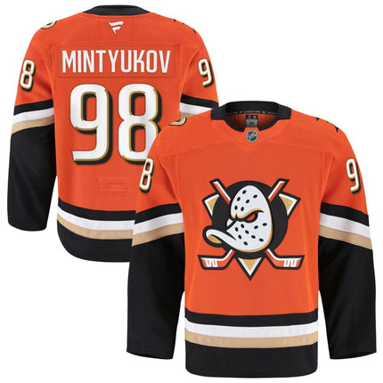 Pavel Mintyukov Anaheim Ducks 2025 Home Jersey - Orange