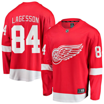 William Lagesson Detroit Red Wings 2025 Home Breakaway Jersey - Red