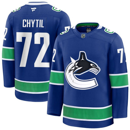 Filip Chytil Vancouver Canucks 2025 Home Jersey - Blue