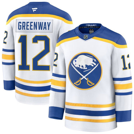 Jordan Greenway Buffalo Sabres 2025 Away Jersey - White