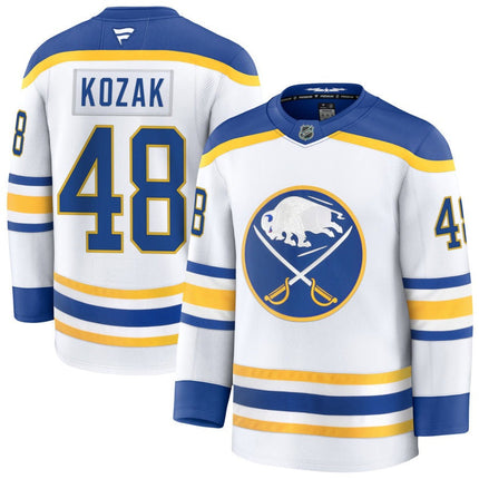Tyson Kozak Buffalo Sabres 2025 Away Jersey - White
