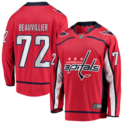 Anthony Beauvillier Washington Capitals 2025 Home Jersey - Red