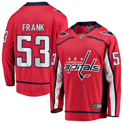 Ethen Frank Washington Capitals 2025 Home Jersey - Red