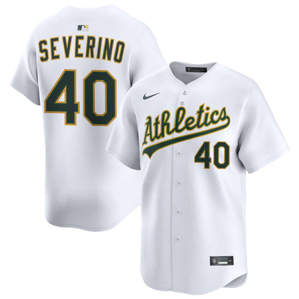 Luis Severino Athletics 2025 Home Limited Jersey - White