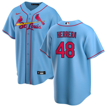 Ivan Herrera St. Louis Cardinals 2025 Alternate Jersey - Light Blue