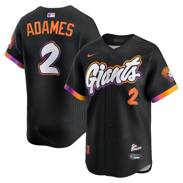 Willy Adames San Francisco Giants 2025 City Connect Limited Jersey - Anthracite