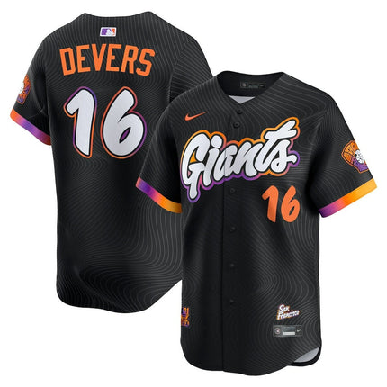 Rafael Devers San Francisco Giants 2025 City Connect Limited Jersey - Anthracite