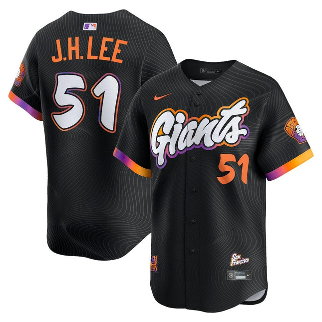 Jung Hoo Lee San Francisco Giants 2025 City Connect Limited Jersey - Anthracite