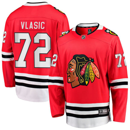 Alex Vlasic Chicago Blackhawks 2025 Home Breakaway Jersey - Red