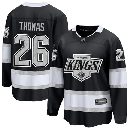 Akil Thomas Los Angeles Kings 2025 Home Breakaway Jersey - Black
