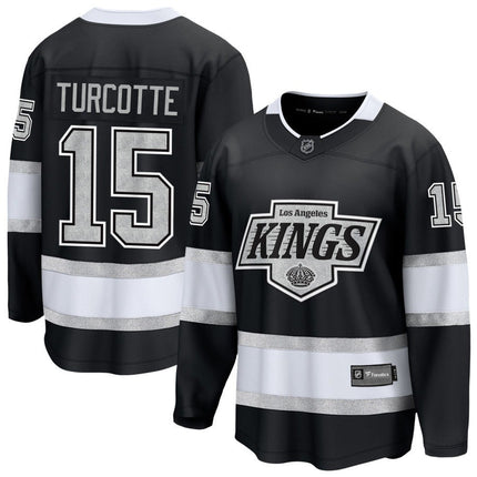 Alex Turcotte Los Angeles Kings 2025 Home Breakaway Jersey - Black