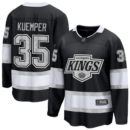 Darcy Kuemper Los Angeles Kings 2025 Home Breakaway Jersey - Black