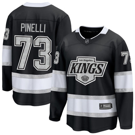 Francesco Pinelli Los Angeles Kings 2025 Home Breakaway Jersey - Black