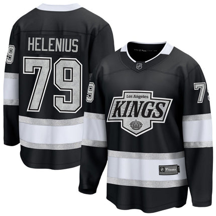 Samuel Helenius Los Angeles Kings 2025 Home Breakaway Jersey - Black