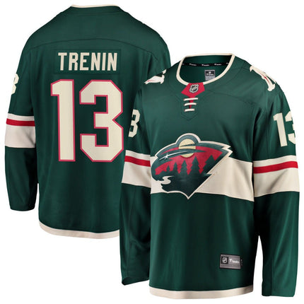 Yakov Trenin Minnesota Wild 2025 Home Jersey - Green