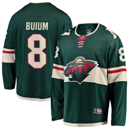 Zeev Buium Minnesota Wild 2025 Home Jersey - Green