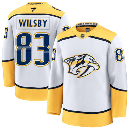 Adam Wilsby Nashville Predators 2025 Away Jersey - White