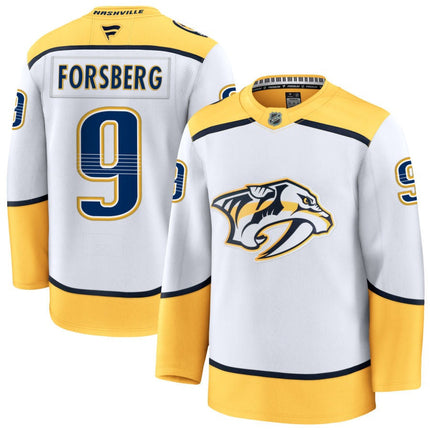 Filip Forsberg Nashville Predators 2025 Away Jersey - White