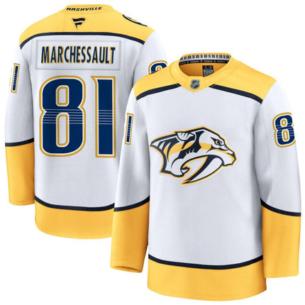 Jonathan Marchessault Nashville Predators 2025 Away Jersey - White