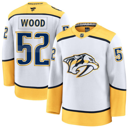 Matthew Wood Nashville Predators 2025 Away Jersey - White